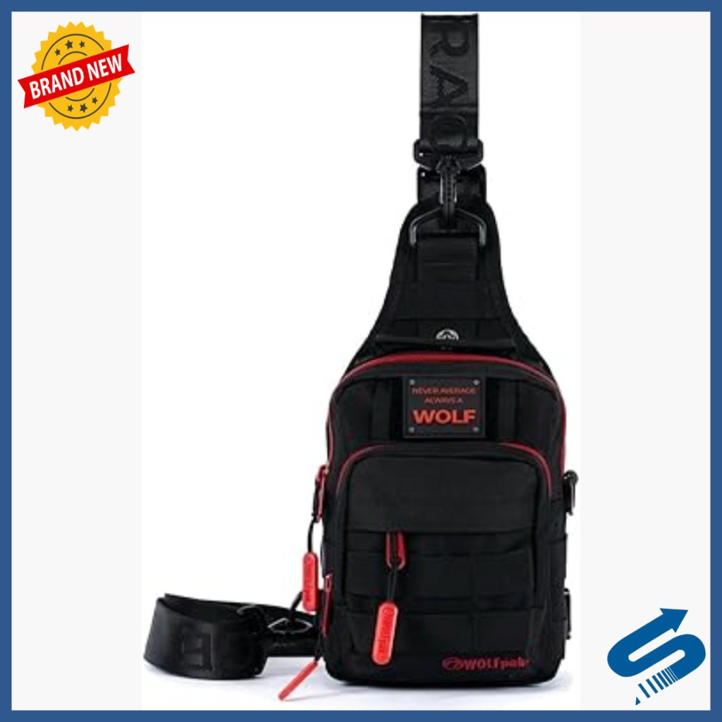 4l Tactical Sling Bag Water-Resistant Polyester Adjustable Strap